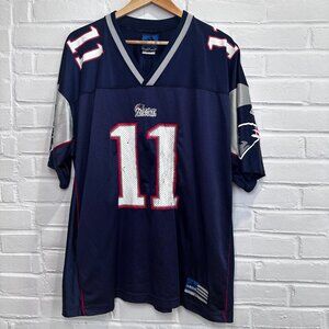 Vintage Adidas Team New England Patriots Drew Bledsoe #11 NFL Jersey Adult XL